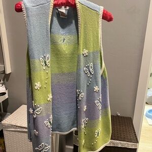 Vintage Butterfly Vest